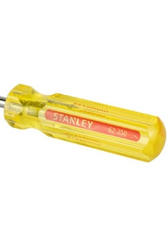 STANLEY 62-250-8 Flat Screwdriver, 6 x 250mm, Chrome Vanadium Blade, Black Oxide Coating