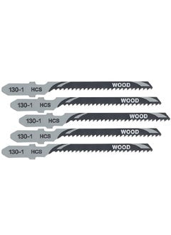 DEWALT DT2050-QZ T-SHANK JIG SAW BLADE 48MM 13T - WOOD CUTTING PRECISION GROUND TEETH - 5 PACK