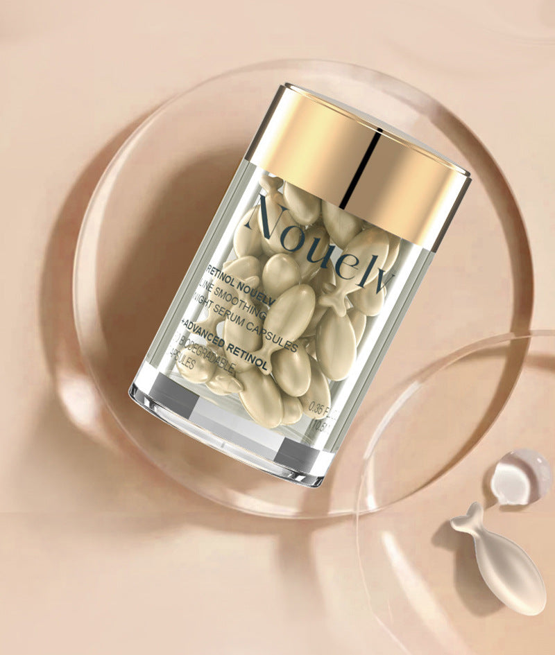 Nouelv Retinol Line Smoothing Night Serum Capsules: Anti-Aging & Hydration for Youthful Skin