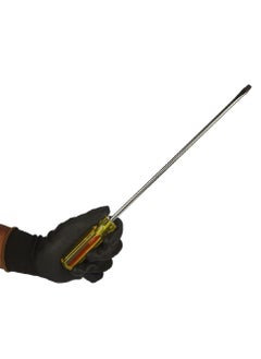 STANLEY 62-250-8 Flat Screwdriver, 6 x 250mm, Chrome Vanadium Blade, Black Oxide Coating