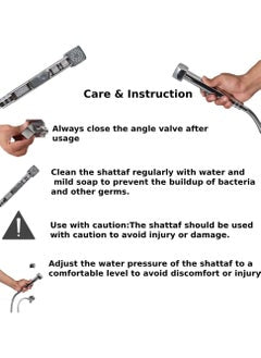 MILANO SQUARE CHROME SHATTAF BIDET SPRAYER SET