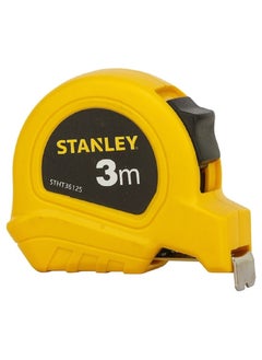 Stanley STHT36125-812 3M Measuring Tape Short Tape Rules 10FT 13MM Flexible with Metal Coating