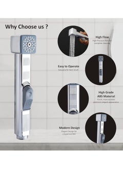 MILANO SQUARE CHROME SHATTAF BIDET SPRAYER SET